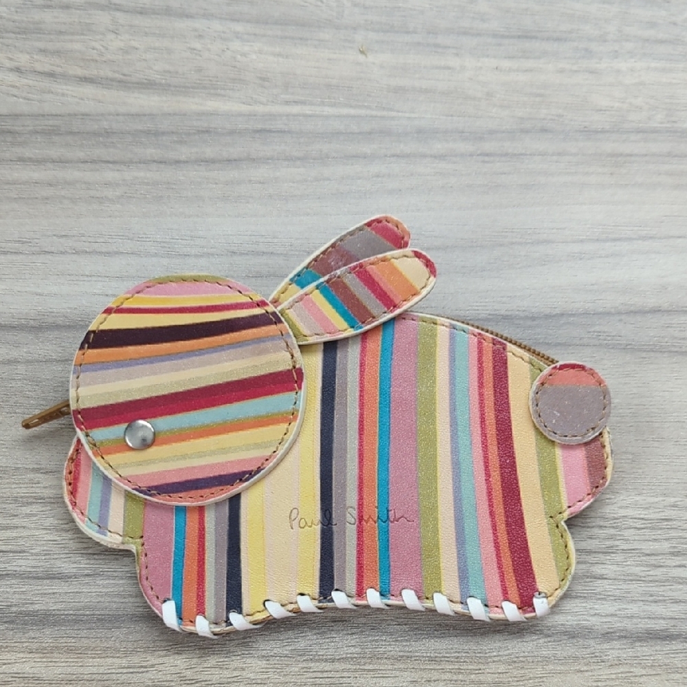 Paul Smith Swirl Collection Lucky Rabbit Coin Purse HTF